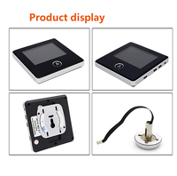 Sonnette Caméra Wifi Vidéo 2024 Porte Moniteur Écran Affichage Enregistrement Cloche Bouton Support