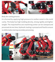Robot de Soldadura de 6 Ejes de Alta Precisión, Confiable con Salida de Soldadura Estable