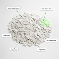 Im Dunkeln Leuchtende Epoxid-Flocken Umweltfreundliche Langlebige Dekorative Beschichtung für Gartenwege Einfahrten Landschaftspflasterung