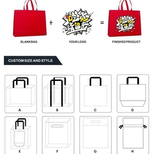 Sacs de <span class=keywords><strong>courses</strong></span> réutilisables en non-tissé personnalisables avec logo, multicolores, longs, pliables et durables, vente en gros <span class=keywords><strong>à</strong></span> prix compétitif - Product Image 3