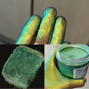 Poudres pigmentaires <span class=keywords><strong>effet</strong></span> arc-en-ciel et caméléon-Multichrome, changement de couleur, poudre en vrac irisée - Product Image 3