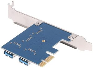Extensión <span class=keywords><strong>Pci</strong></span>-e 1 a 4 tarjeta vertical <span class=keywords><strong>Pci</strong></span> divisores Pcie 1 a 4 elevadores multiplicadores Pcie 1X a convertidor externo 4 A Usb 3,0 - Product Image 5