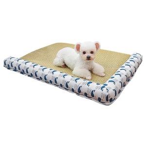 Whale Cooling Dog <b>Mat</b> Rectangle Polyester Fiber Pet Bed Summer Cooling Pad For <b>Small</b> Dogs - Product Image 2