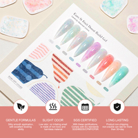 Caixuan Nails Supplies Euro St Fruit Donut Build Gel Polish Flora Series Gel d'extension d'ongles professionnel