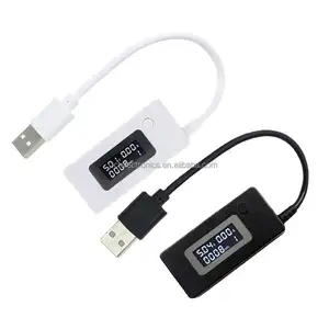 KCX-017 LCD backlight LCD digital screen display USB ammeter voltmeter charging capacity test meter detector voltmeter