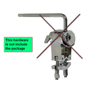 Đệm trống màu đen mờ 12 inch, gắn vào cymbal Crash từ dòng XD-2000F-KM, tương thích với nhiều thương hiệu khác nhau, mặt trống lưới hai vùng & vành. - Product Image 4