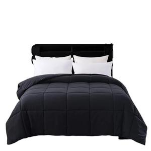 Ensemble de literie en microfibre Premium Down-alternative <span class=keywords><strong>couette</strong></span> prix bon marché 220X240 240X260CM fabriqué en Chine couleur noire - Product Image 2