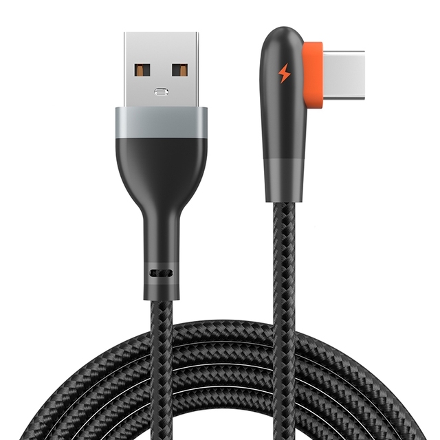 LDNIO  LS561 OEM ODM Data Sync Cable Data Transfer Cable Right Angle USB C Cable
