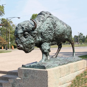 Statue de bikini en Bronze, grande taille, décor de jardin en métal, populaire américaine, en forme d'animaux, deux Sculptures, Sculpture de ville rapide - Product Image 5