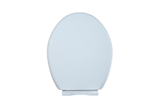 Asiento de Inodoro Redondo Blanco con Tecnología de Cierre Lento y Bisagras de Liberación Rápida para una Fácil Limpieza y Baños Modernos - Product Image 2