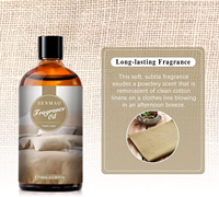 Flacon compte-gouttes parfumé pour la fabrication de bougies et de savons DIY, diffuseur d'huiles essentielles d'aromathérapie au parfum de lin frais