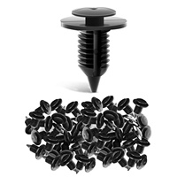 50 pièces de clips de fixation universels en nylon pour panneaux de porte intérieurs de voiture, pour réparation de carrosserie