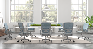 Silla de Oficina Ergonómica Moderna con Malla Transpirable, Giratoria y Ajustable para Sala de Estar u Oficina - Product Image 3