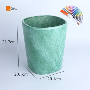 <span class=keywords><strong>Poubelle</strong></span> de recyclage en polyrésine verte de grande taille, de haute qualité, écologique, <span class=keywords><strong>pour</strong></span> la maison, le bureau, les hôtels, les salles de bain et les cuisines - Product Image 2