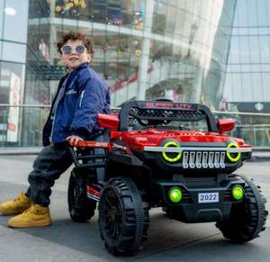 Voiture à pédales pour enfants à 4 roues, à piles, en plastique, <span class=keywords><strong>pas</strong></span> chère, pour les filles, de 2 à 4 ans, tout-terrain, jouet tendance - Product Image 4
