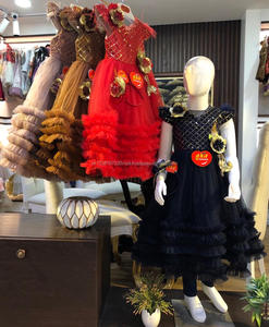 Especial top con volantes vestido con diadema increíble único diseño de lujo de los niños vestido de bebé - Product Image 2