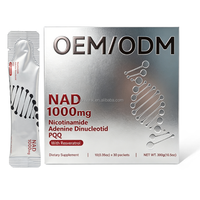 OEM ODM NAD 1000mg PQQ Resveratrol Jelibon Takviye Edici Gıda 30'lu Paket Yetişkinler İçin Berry Aromalı