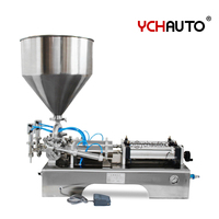 Machine de remplissage semi-automatique à livraison rapide, remplisseuse de liquides visqueux, équipement industriel pour les petites entreprises