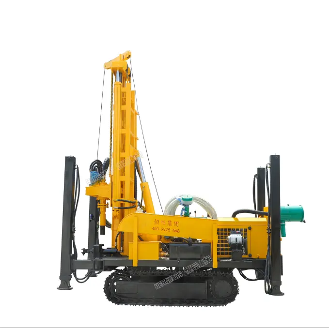 Down the hole hammer 260m dth mining blasting drill rig machine on sale