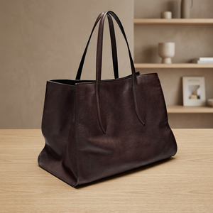 Sac à main en cuir de buffle véritable pour femme, deux sangles, fermeture éclair, imperméable, léger, grande capacité 3L, luxe, mode, voyage - Product Image 4