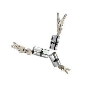 Miễn Phí Mẫu 54Mm Sắt Xi Lanh Khóa 50/60Mm Backset Kẽm Hợp Kim Lỗ Mộng Ổ Khóa Cửa 3 Phím Tủ Khóa Trong Vật Liệu Đồng - Product Image 4