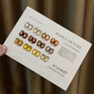 AILANUO ยาทาเล็บเจลแบบตาแมว ไม่มีส่วนผสมของ TPO และ HEMA  รับทำโลโก้ตามสั่ง คุณภาพดีเยี่ยม ลอกออกได้ง่ายด้วยน้ำยาล้างเล็บ  ยาทาเล็บเจลแบบตาแมวสำหรับเล็บยูวี - Product Image 1