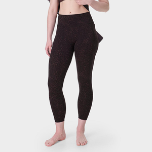 OEM personnalisé panthère marron Slim Pocket Workout Gym respirant Fitness Sports Yoga Leggings pour les femmes - Product Image 2