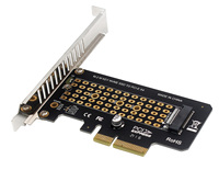Carte adaptateur d'extension NVMe M.2 PCI-E 3.0 X4/X8/X16 pour SSD M.2 2230/2242/2260/2280 en stock, fabriqué en Chine