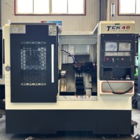 Petit tour Machine fraiseuse Mini meuleuse meuleuse métal précision TCK40 bar chargeur c axe CNC tour