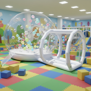 Casa Gonfiabile a Bolle con Palloncini che si Gonfiano all'Interno, Tenda a Bolle Trasparente a Forma di Igloo - Product Image 4