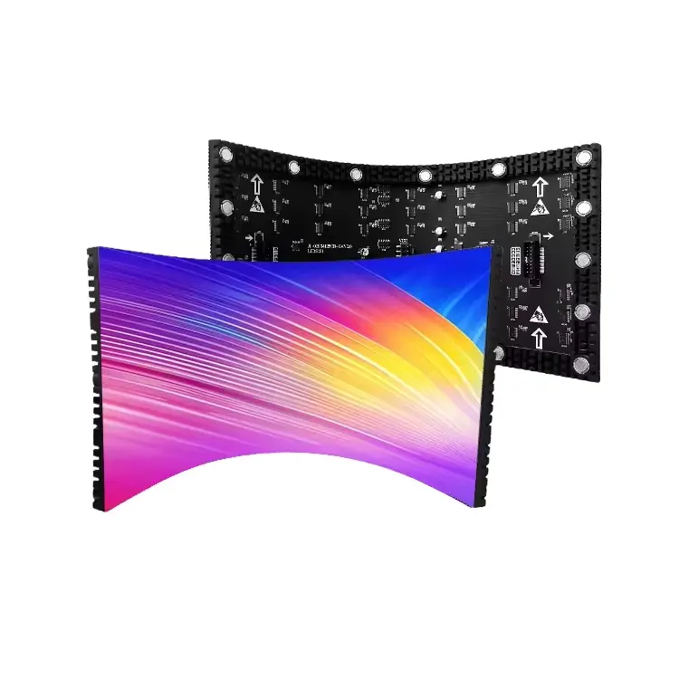Caldo di vendita flessibile display a led ph2.5 interno morbido flessibile modulo led/schermo a led/led video