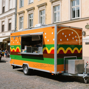 OEM Customized Equipment Street Catering Commercial Crepe <b>Taco</b> Coffee Truck Food Trailer With Grill - Product Image 3