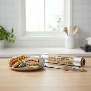 Papel de Aluminio Personalizado a Prueba de Aceite, Papel de Hornear Tipo Panal, Papel Kraft para Envolver Alimentos, Papel de Aluminio de Grado Alimenticio para Sándwiches y Hamburguesas - Product Image 5