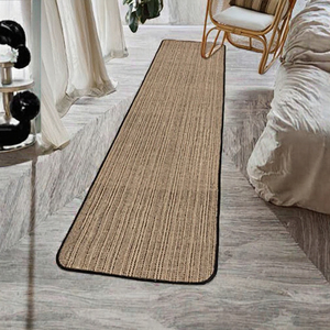 Tapis en jute blanc, écologique, moderne, en peluche épaisse, durable, pour la maison, le camping, la voiture - Product Image 3