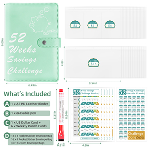 Nhà máy trực tiếp giá bán buôn mới nhất thách thức kế hoạch 52 Tuần tiết kiệm chất kết dính tiết kiệm tiền thách thức - Product Image 1