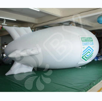 BOYAN Ballon gonflable à hélium dirigeable à hélium télécommandé, dirigeable Zeppelin RC, dirigeable publicitaire télécommandé