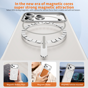 เคส2025แม่เหล็กพรีเมี่ยมสีสันสดใสสำหรับ <span class=keywords><strong>iPhone</strong></span> 17 17 <span class=keywords><strong>PRO</strong></span> MAX 16 15 14 13 12 <span class=keywords><strong>11</strong></span> - Product Image 5
