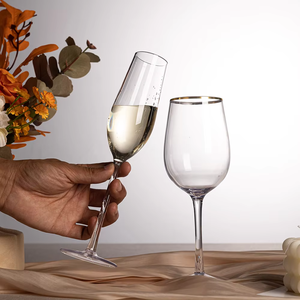 XUELI Verre en plastique transparent de haute qualité élégant pour flûtes à champagne pour les mariages fêtes réunions de <span class=keywords><strong>famille</strong></span> - Product Image 4