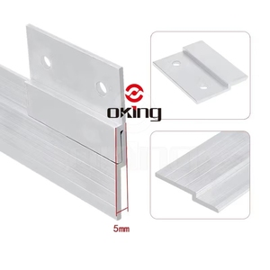 Clips de fixation murale en aluminium de bonne qualité, système de fixation en Z, goujons français pour la suspension de miroirs et d'images - Product Image 1