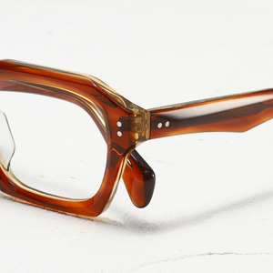 Rectangle Full Rim <b>Eyeglasses</b> Solid Color Anti Uv Unisex Adults Vision Correction <b>Frames</b> Daily Wear JMM105RX - Product Image 3