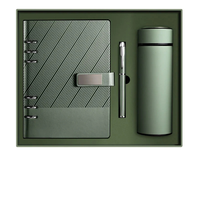 Cadeaux d'entreprise Impression personnalisée du logo de votre entreprise Calendrier magnétique Planificateur Portefeuille Organisateur Classeur Cahier avec stylo et bouteille