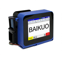 TIJ Mini Tragbarer Handheld-Tintenstrahldrucker, Datumsdrucker, Touchscreen, Logo-Codiermaschine, Kleiner Drucker für Flaschenverschlüsse und Kartons