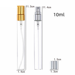 Customer Logo Clear Mini 3ml 5 ml Perfume Bottle <strong>Spray</strong> 10ml Tube Parfum Golden/<strong>Silver</strong> Lid 2ml Perfume <strong>Spray</strong> Bottles with Box - Product Image 5