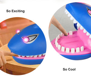 En gros chanceux jeu nouveauté drôle morsure requin jouet avec son et lumière - Product Image 3