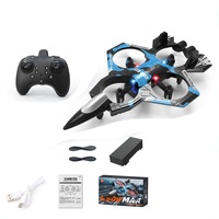Nouveau drone avion de chasse RC en mousse avec télécommande, induction par gravité, rotation automatique, jouet volant, nouveauté pour fête
