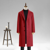 Manteau en Laine Maxi pour Homme, Manteau de Costume, Manteau d'Hiver en Laine pour Homme, Casacos Masculinos, Manteau en Laine