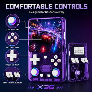 เครื่องเล่นเกมพกพา X36 Ultra หน้าจอ 4.2 นิ้ว ระบบ Android 10 เครื่องเล่นเกมย้อนยุค พร้อมเกมในตัว 20000 เกม - Product Image 3