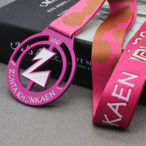 Medalla de Aleación de Zinc de Alta Calidad para Maratón Deportivo, Personalizable, con Cordón - Product Image 6