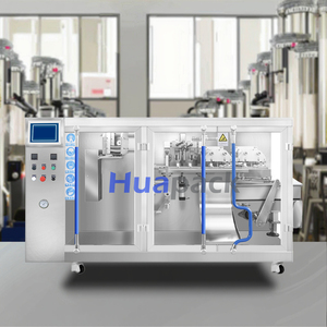 เครื่องบรรจุผงแบบอัตโนมัติสองหัวฉีด ความแม่นยำสูง ขับเคลื่อนด้วยมอเตอร์ PLC สำหรับบรรจุน้ำผลไม้ น้ำมัน ซองสำเร็จรูป ถุงเครื่องดื่ม และเครื่องสำอาง - Product Image 6