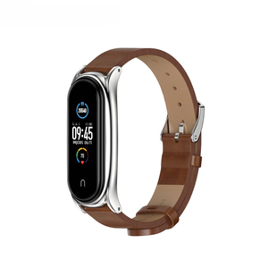 สายรัดหนัง PU มีสไตล์สําหรับสายรัดข้อมือ <span class=keywords><strong>Mi</strong></span> <span class=keywords><strong>Band</strong></span> 7 6 5 4 3 <span class=keywords><strong>8</strong></span> คุณภาพระดับพรีเมียม - Product Image 2